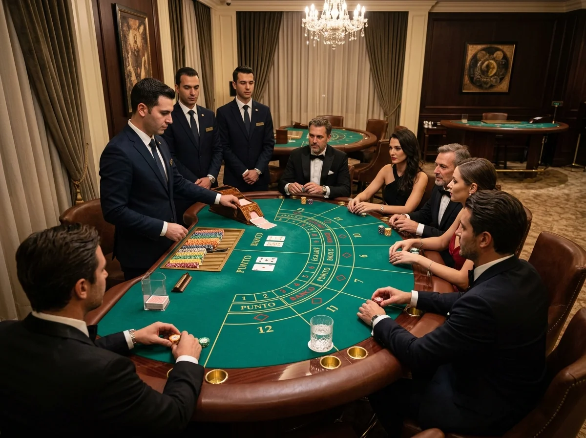 Baccarat Punto bij FlutterHall online casino table games
